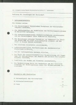 [Lehrgänge 01 bis 03]