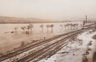 Hochwasser 1955 an der Mosel
