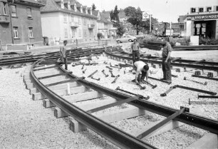 Bau einer neuen Straßenbahnlinie Kaiserallee-Blücherstraße-Nordweststadt-Neureut und damit einhergehende Verlegung der Straßenbahn von der Reinhold-Frank-Straße in die Blücherstraße.