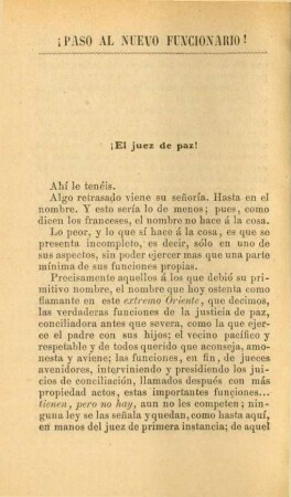 !El juez de paz!