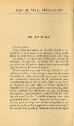 !El juez de paz!