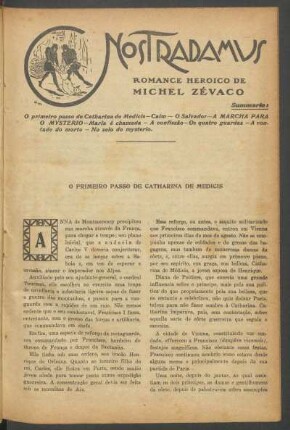 O primeiro passo de Catharina de Médicis