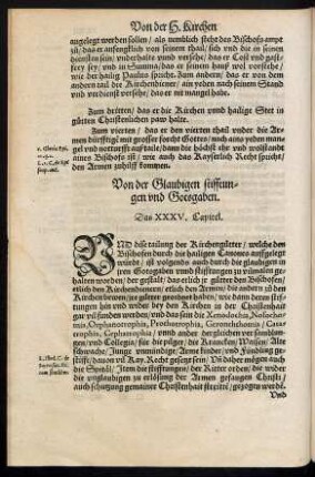 Das XXXV. Capitel.