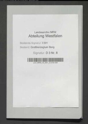Kaution des Rentmeisters Schenk zu Siegen