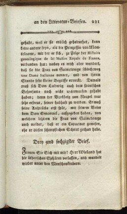Drey und sechzigster Brief. - Sieben und siebenzigster Brief.