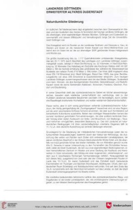 Landkreis Göttingen: erweiterter Altkreis Duderstadt