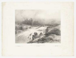 Torrent des Hautes Alpes, Blatt 8 der Folge "Sites variés de paysages par Calame"
