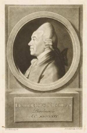 Bildnis von Friedrich Nicolai (1733-1811)