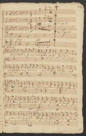 16. [Recitativo] (Evangelist, Judas): Und alsbald, da er noch redet[e]