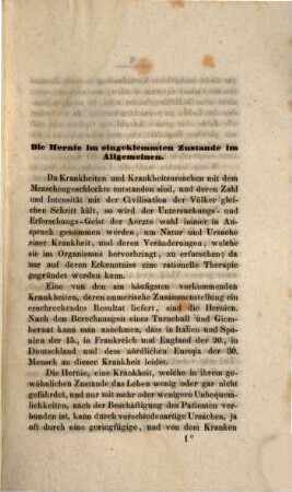 Die eingeklemmte Hernie : Inaugural-Abahandlung
