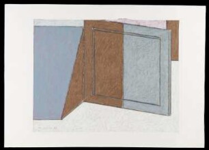Kreidezeichnung der Künstlerin Christa Eichler, o.T., 1973