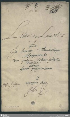 Litanies - Mus.2358-D-54 : V (4) - G; ZWV Z 150