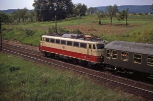 Ensingen Lok 112 497 D-Zug UIC-X-Wagen