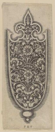 Degenscheide, Blatt aus der Folge "Varii Generis Opera Aurifabris Necessaria"