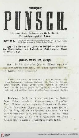 Nro. 28 (10. Juli 1870)