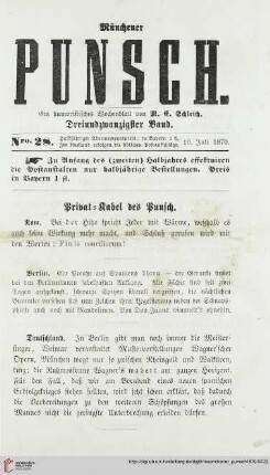 Nro. 28 (10. Juli 1870)