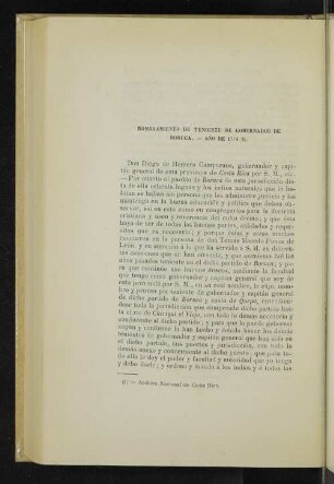 Nombramiento de teniente de gobernador de Boruca. - Año de 1704 (1).