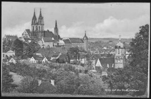 Meißen. Altstadt, Frauenkirche - Albrechtsburg u. Dom