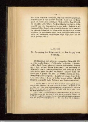 12. Die Ausrufung der Räterepublik. - Der Auszug nach Bamberg