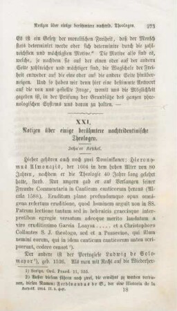 273-288 Notizen über einige berühmtere nachtridentinische Theologie : zehnter Artikel