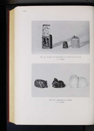 Abb. 436. Nippsachen aus Kristall. 6.-9. Jahrh.