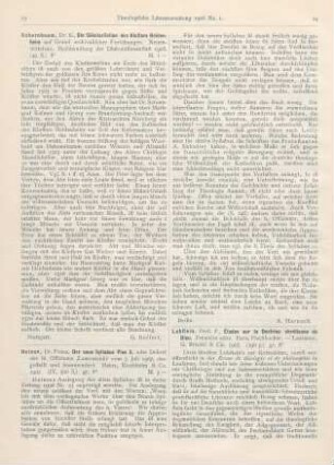 23 [Rezension] Schornbaum, Karl, Die Säkularisation des Klosters Heidenheim auf Grund archivalischer Forschungen