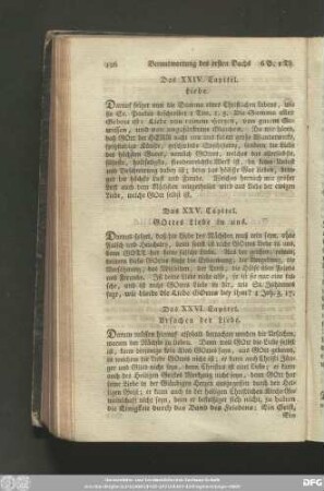 Das XXVI. Capitel. Ursachen der Liebe.