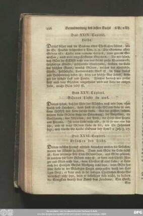 Das XXVI. Capitel. Ursachen der Liebe.