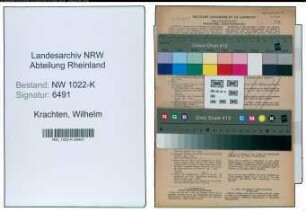 Entnazifizierung Wilhelm Krachten , geb. 09.02.1895 (Bezirksleiter)