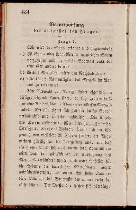 Beantwortung der aufgestellten Fragen