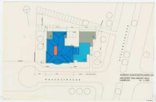 Rauchstraße 24, Berlin Anbau: Lageplan 1:200