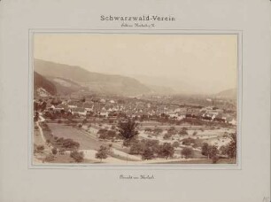 Ansicht von Haslach im Kinzigtal von Norden