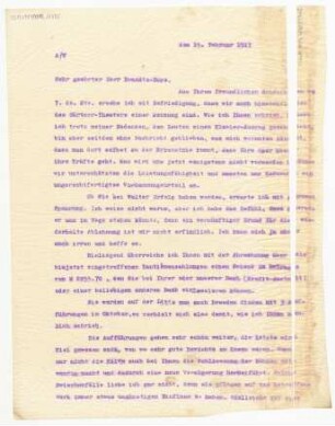 Brief an Jan Brandts Buys : 15.02.1917