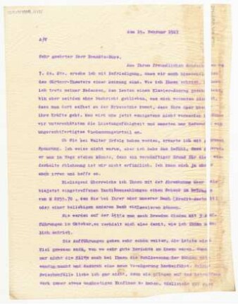 Brief an Jan Brandts Buys : 15.02.1917