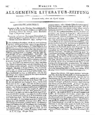 Pastoralanweisung für angehende Geistliche. Leipzig: Schneider 1793