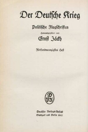 Was unsere Vorväter erduldet haben