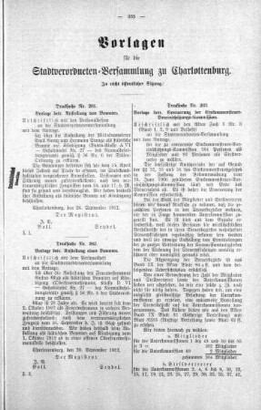 No. 18 (257-265) (261,262,263), 02. Oktober 1912