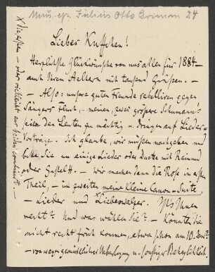 Brief an Antonie Speyer : 31.12.1883