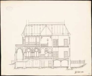 Wohnhaus, Kiel: Schnitt
