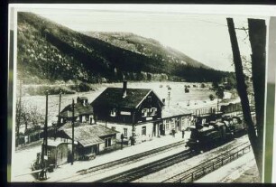 Bf. Rotenbach von Nordwesten 2 tenderloks um 1935
