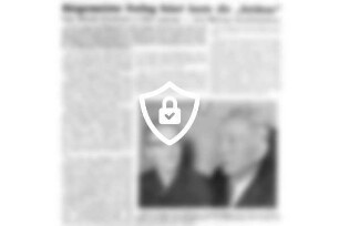 Bürgermeister Freitag feiert heute die "Goldene"