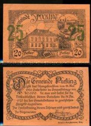 Pucking Oberösterreich 25 Heller