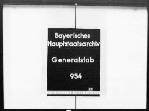 Aufmarsch und Konzentrierung der bayerischen Armee