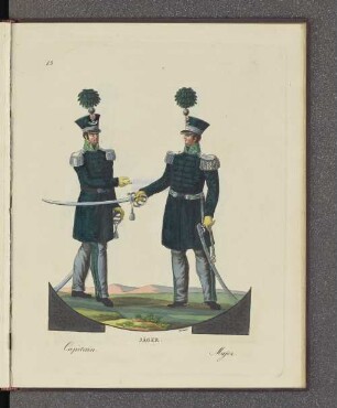 Jäger: Capitain und Major