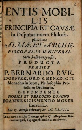 Entis mobilis principia et causae