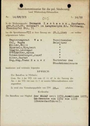 Zachmann, Hermann