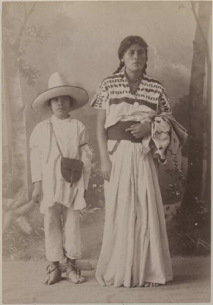 Woman with child from Mexico