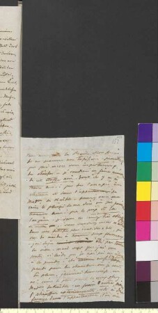 Brief von Gore, Emilie an Goethe, Johann Wolfgang von