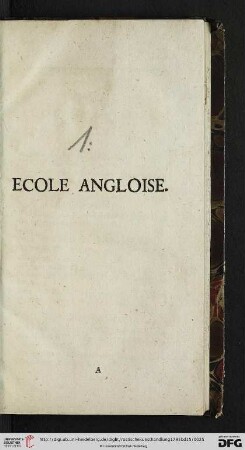 Ecole Angloise