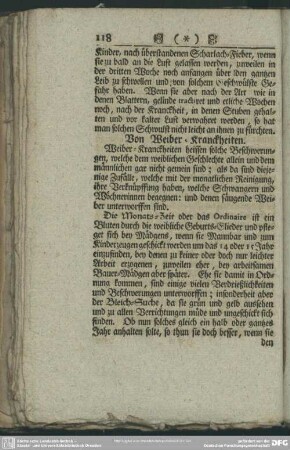 Von weiblichen Beschwerden